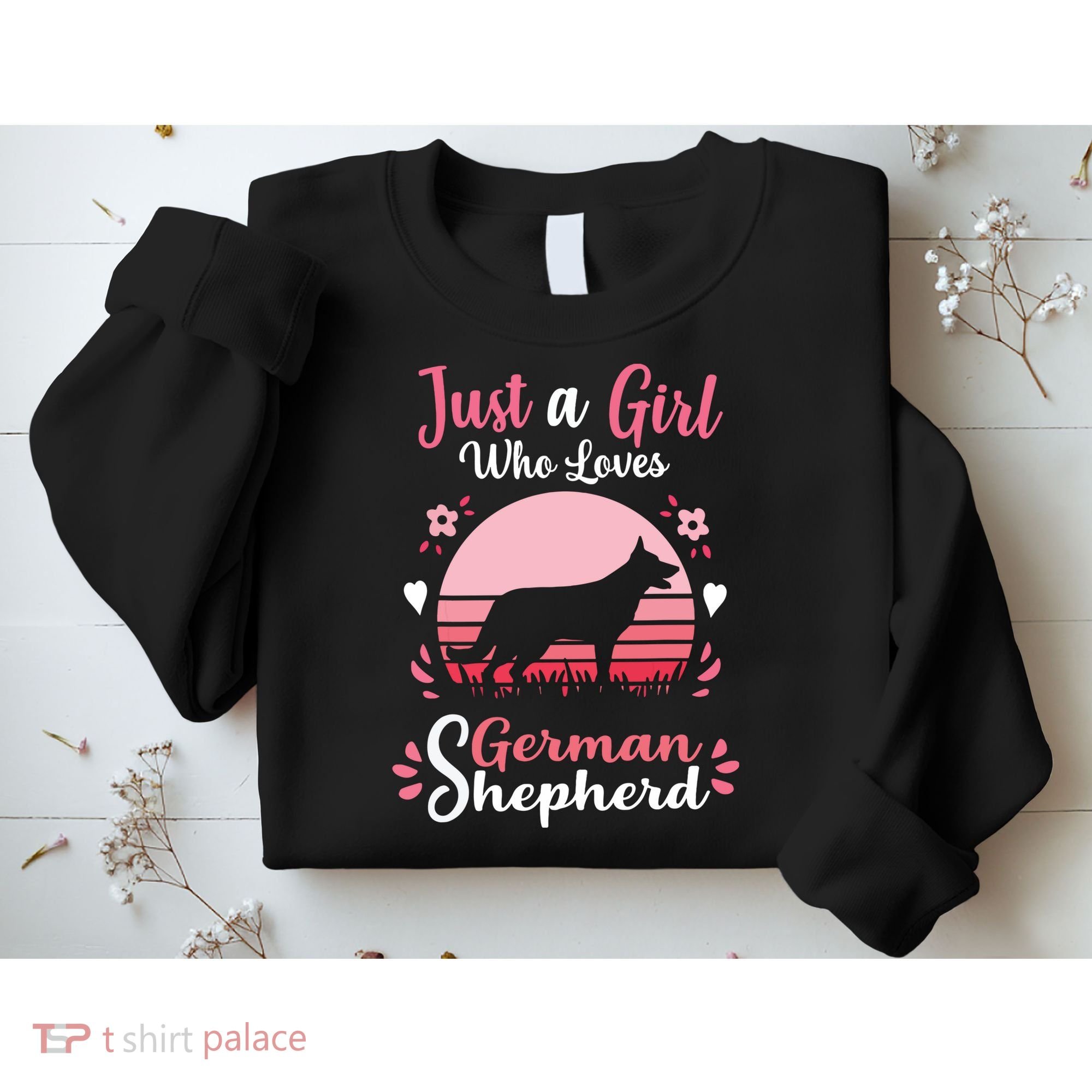 Just A Girl Who Loves German Shepherd Dog Sweatshirt