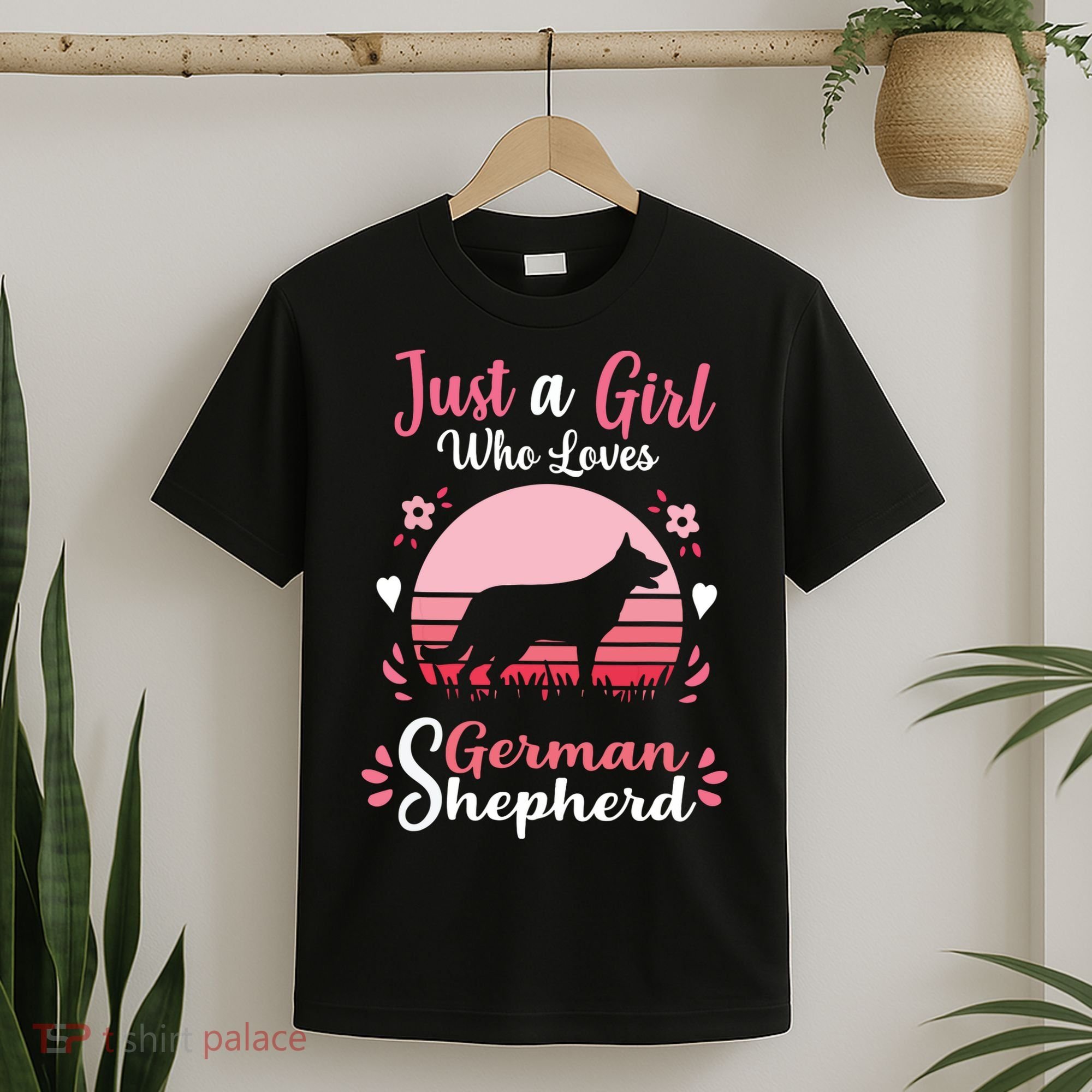 Just A Girl Who Loves German Shepherd Dog T-Shirt