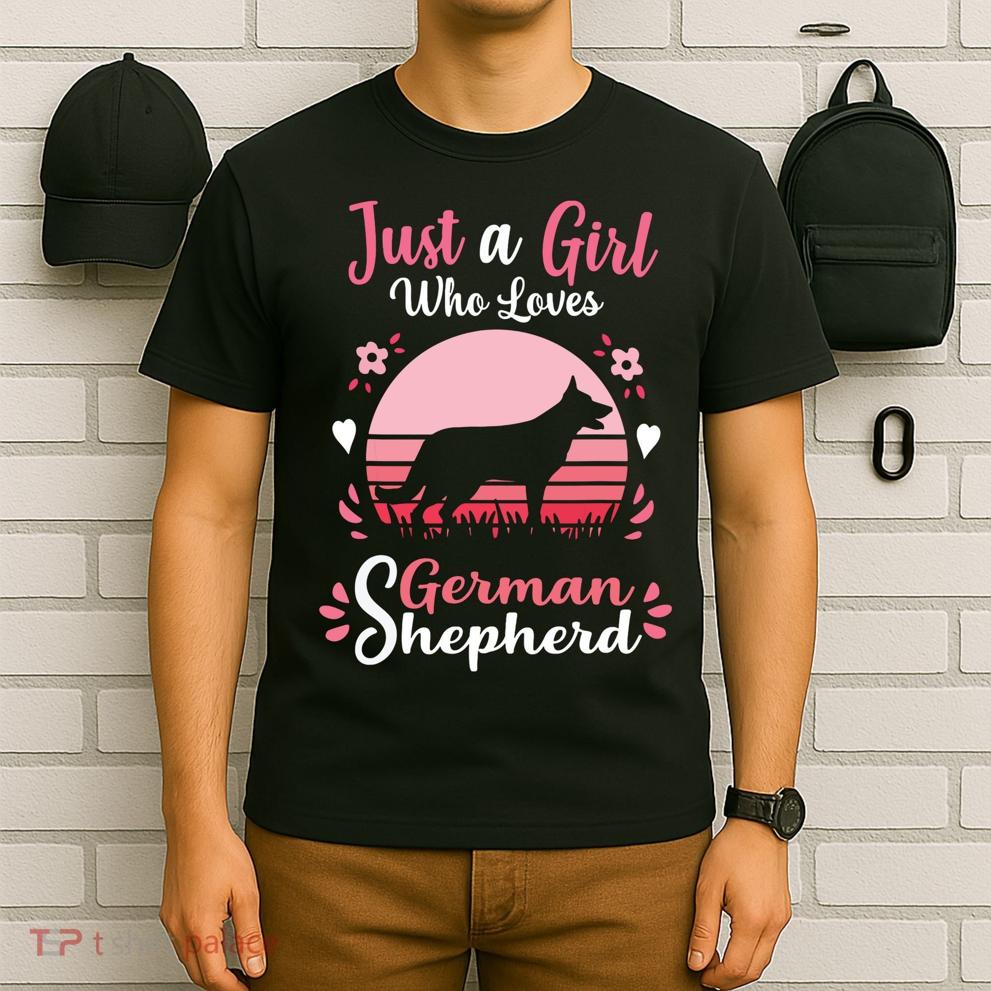 Just A Girl Who Loves German Shepherd Dog T-Shirt
