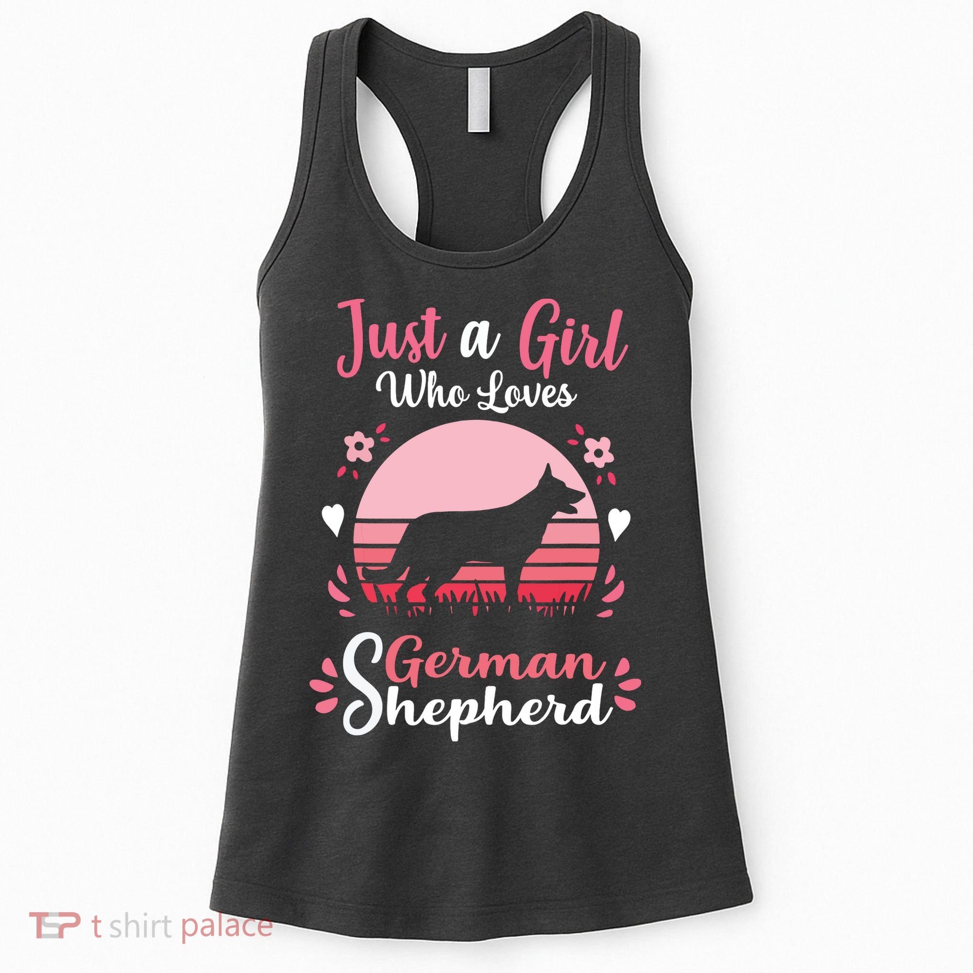 Just A Girl Who Loves German Shepherd Dog Women's Tank Top