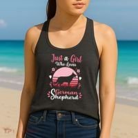 Just A Girl Who Loves German Shepherd Dog Women's Tank Top thumb 2