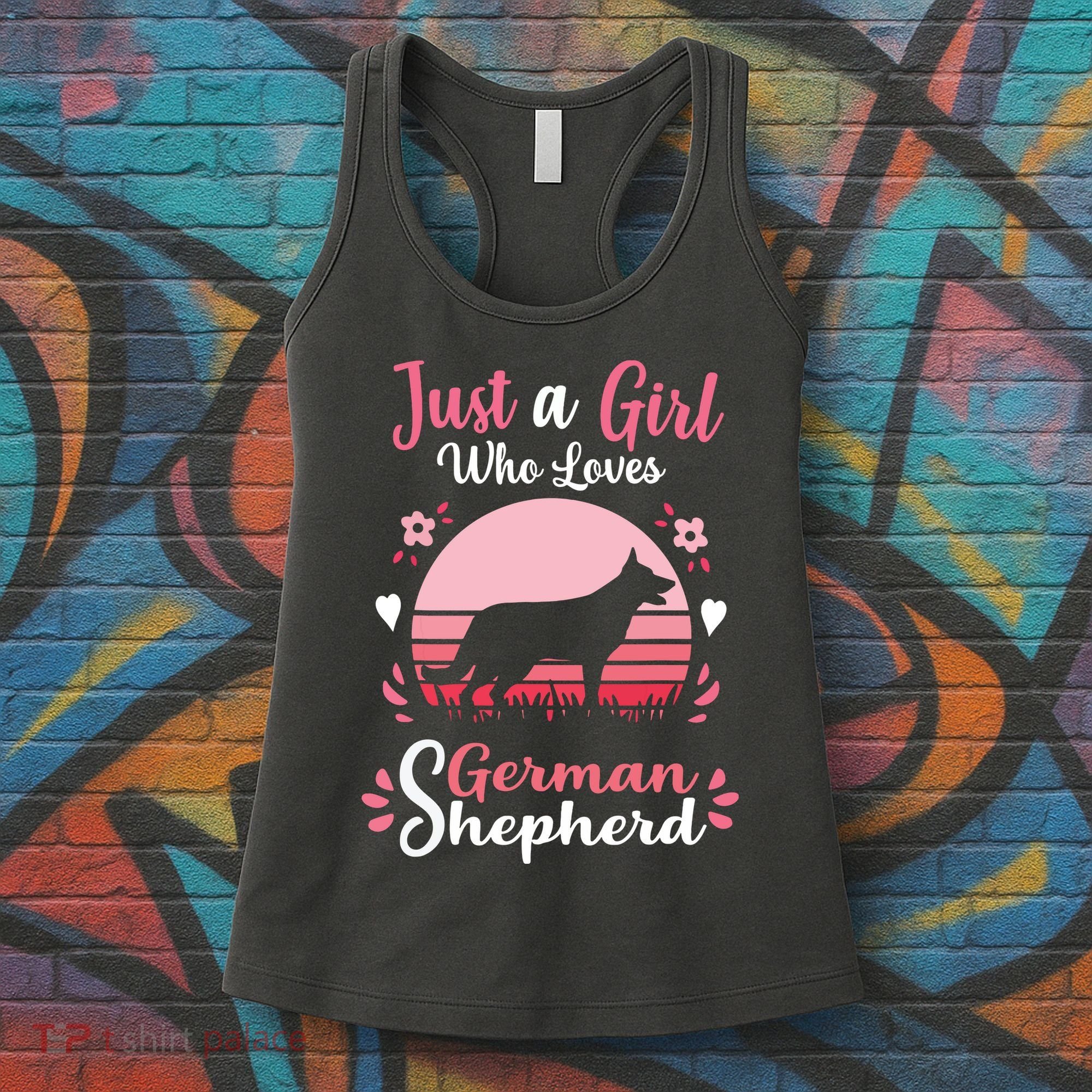 Just A Girl Who Loves German Shepherd Dog Women's Tank Top