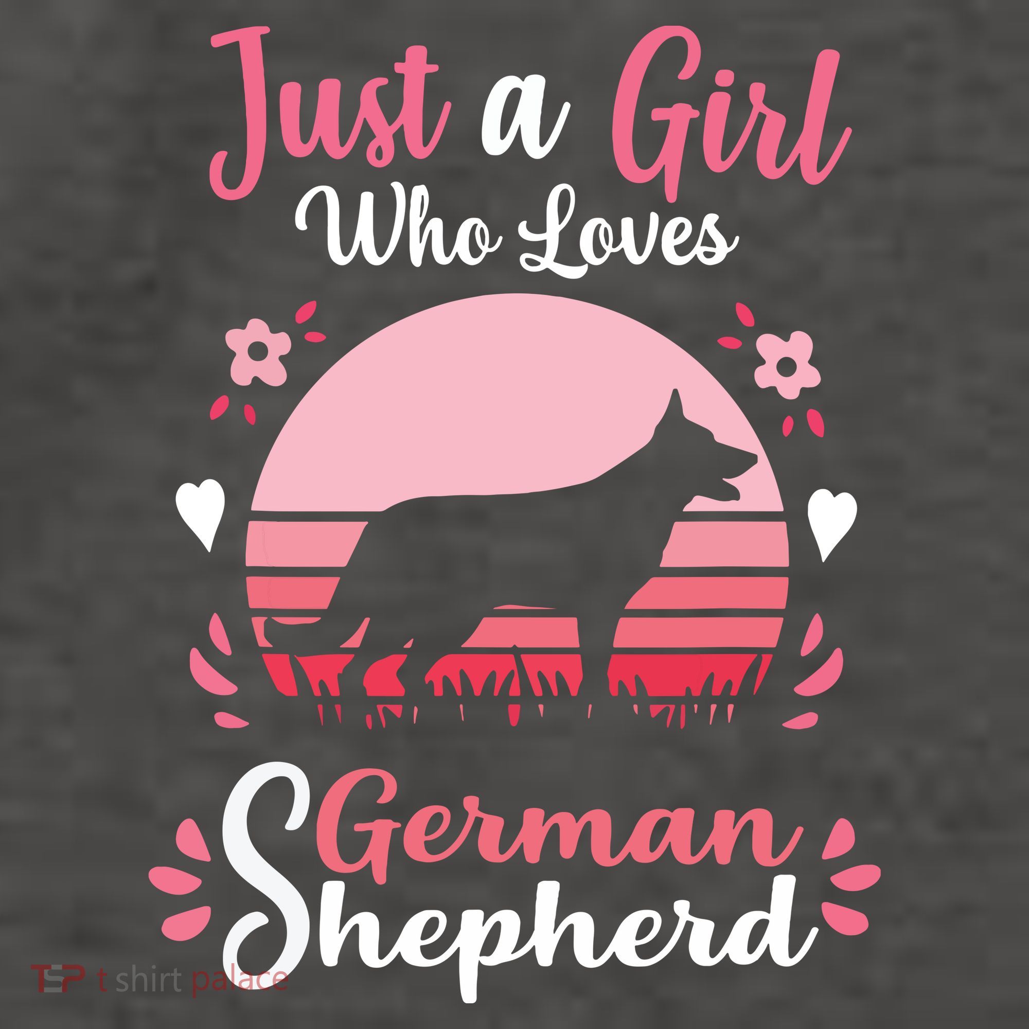 Just A Girl Who Loves German Shepherd Dog Women's Tank Top