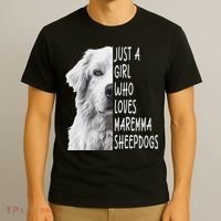 Just A Girl Who Loves Maremma Sheepdog T-Shirt thumb 3