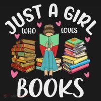 Just A Girl Who Loves Books Funny Books Lovers Women's Tank Top thumb 5