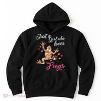 Just A Girl Who Loves Frogs Hoodie thumb 0