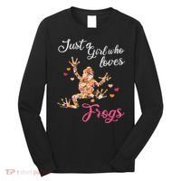 Just A Girl Who Loves Frogs Long Sleeve Shirt thumb 0