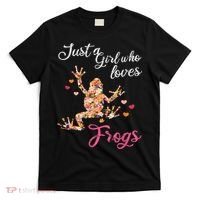 Just A Girl Who Loves Frogs T-Shirt thumb 0