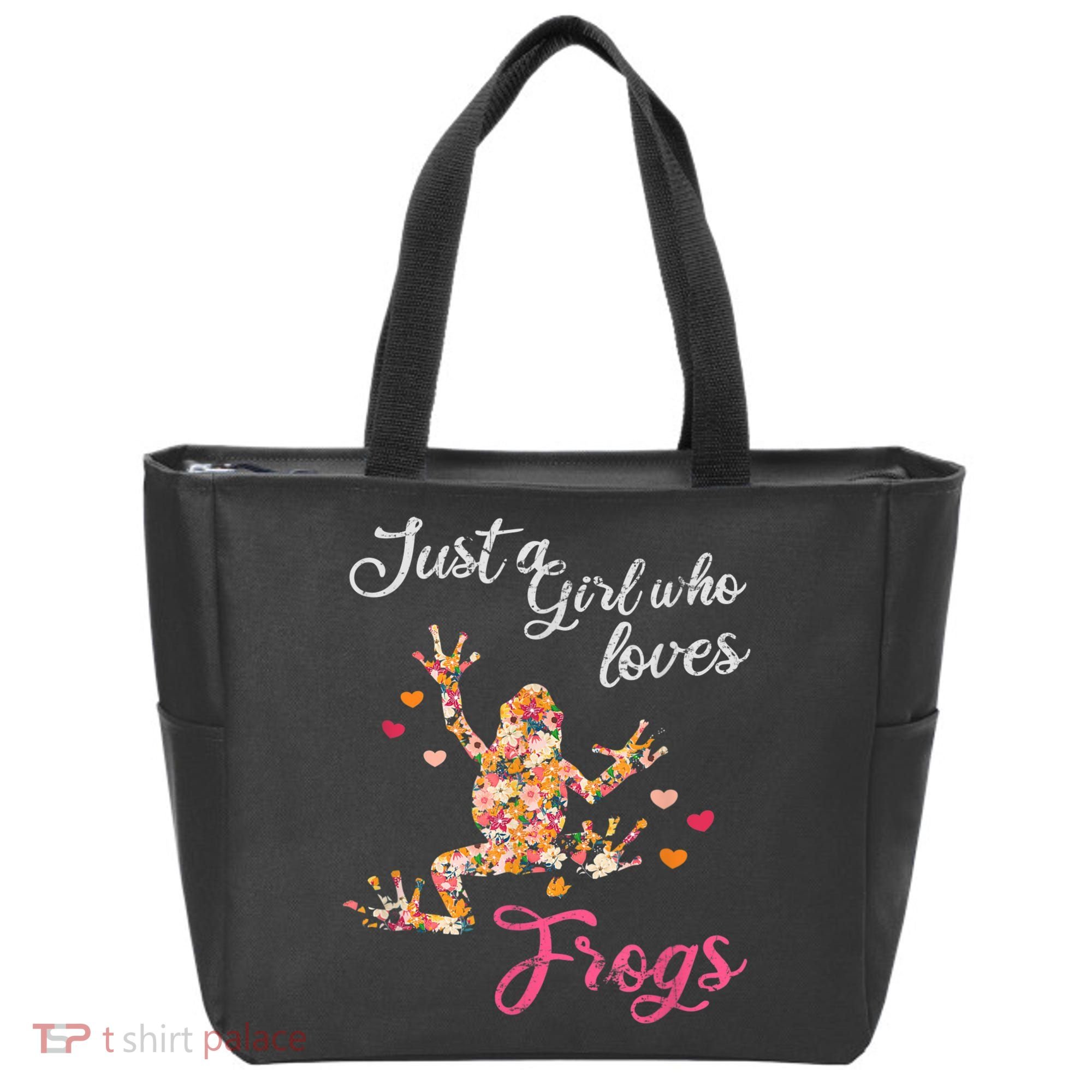 Just A Girl Who Loves Frogs Tote Bag