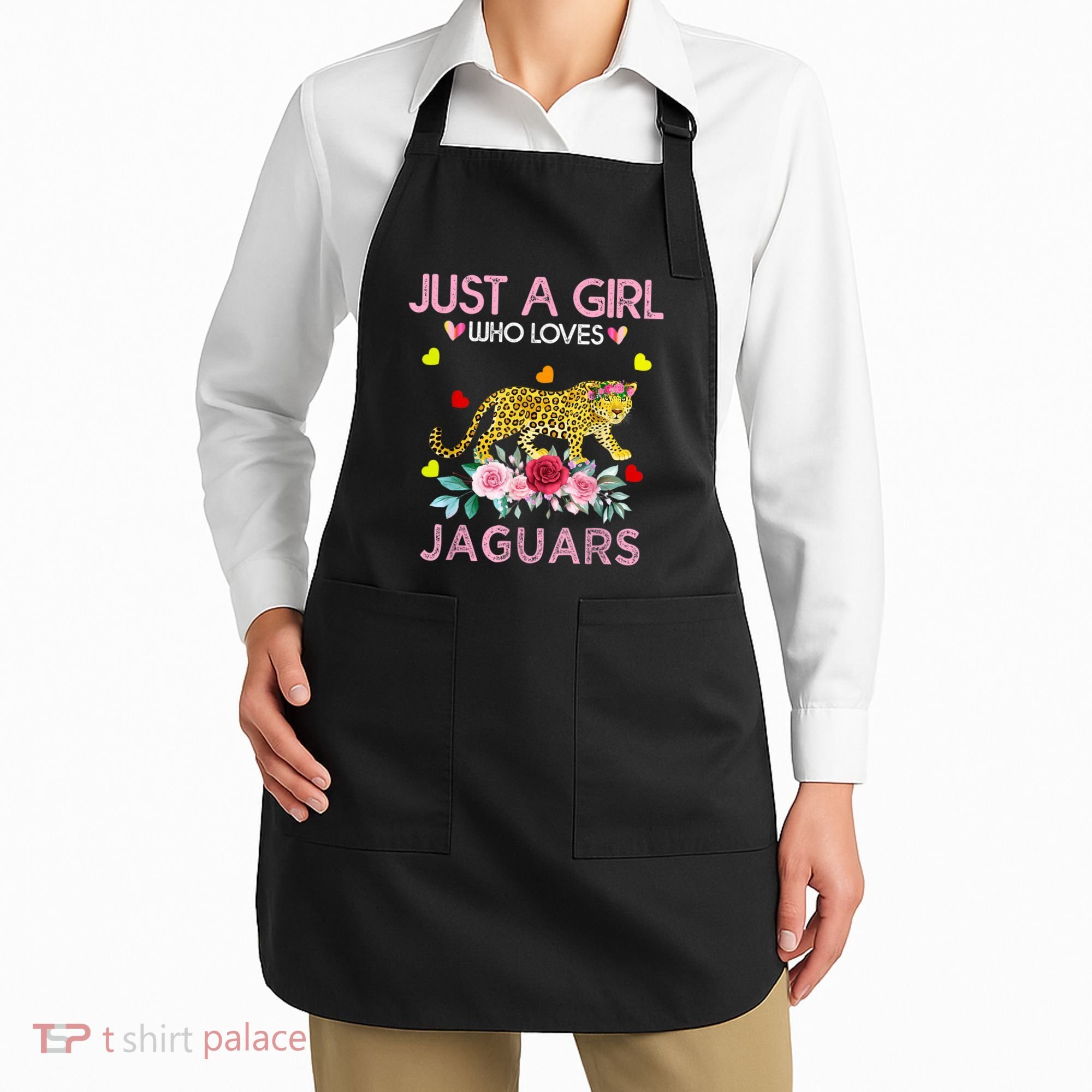 Just A Girl Who Loves Jaguars Funny Apron