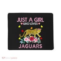 Just A Girl Who Loves Jaguars Funny Mousepad thumb 0