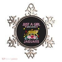 Just A Girl Who Loves Jaguars Funny Ornament thumb 0