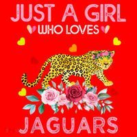 Just A Girl Who Loves Jaguars Funny Santa Hat thumb 1
