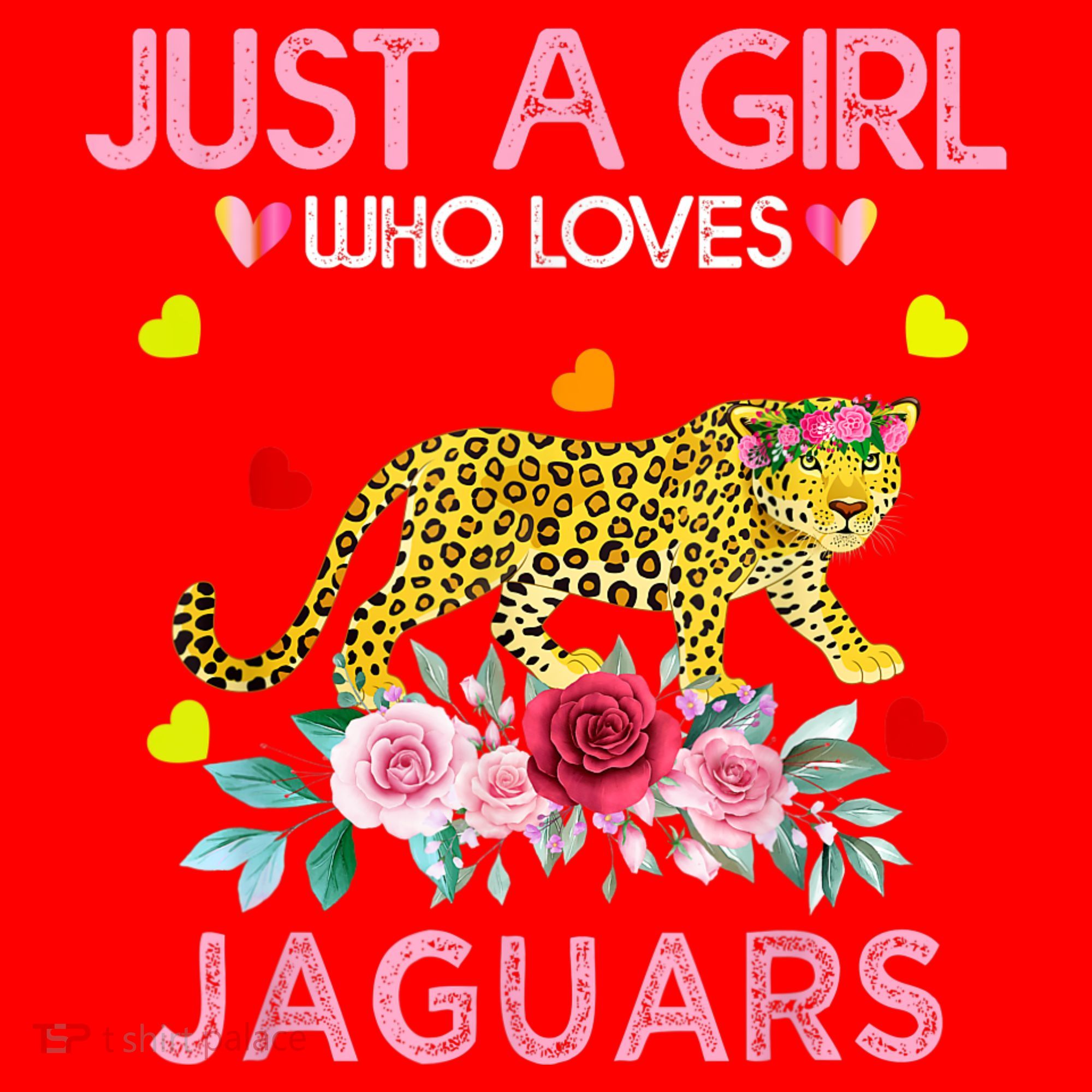 Just A Girl Who Loves Jaguars Funny Santa Hat