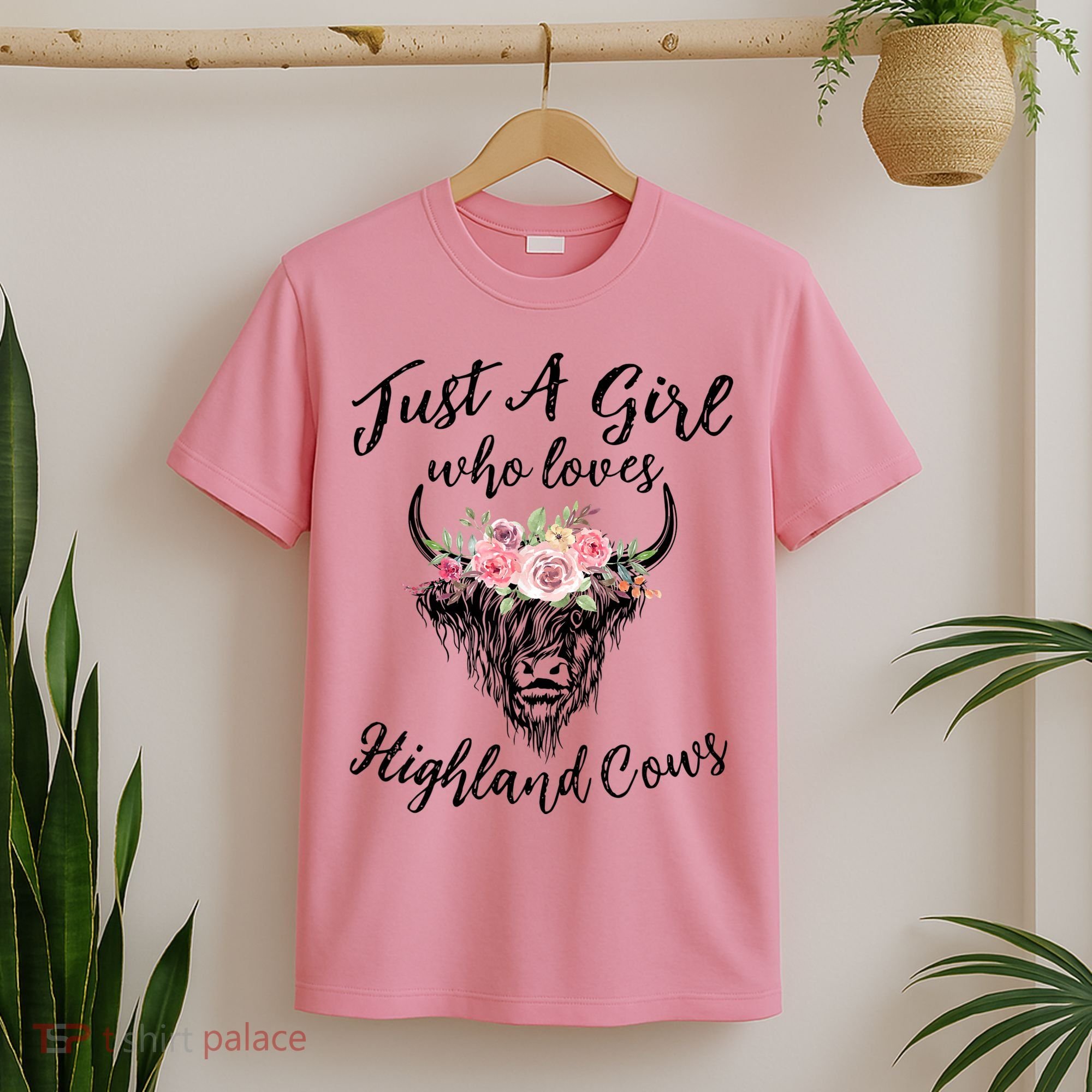 Just A Girl Who Loves Highland Cows Women T-Shirt