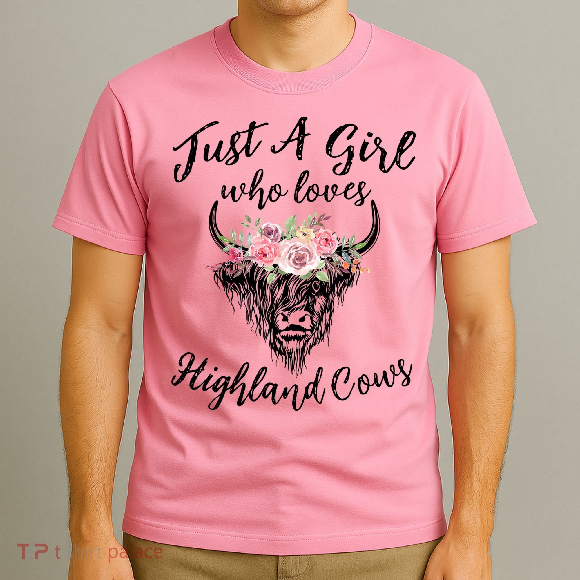Just A Girl Who Loves Highland Cows Women T-Shirt