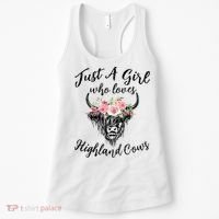 Just A Girl Who Loves Highland Cows Women Women's Tank Top thumb 0