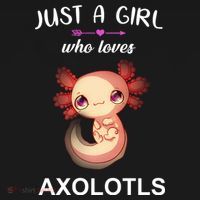 Just A Girl Who Loves Axolotls Long Sleeve Shirt thumb 2
