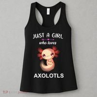 Just A Girl Who Loves Axolotls Women's Tank Top thumb 3