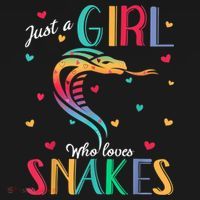 Just A Girl Who Loves Snakes Snake Gift T-Shirt thumb 7