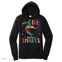 Just A Girl Who Loves Snakes Snake Gift Women's Hoodie thumb 0