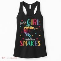 Just A Girl Who Loves Snakes Snake Gift Women's Tank Top thumb 0