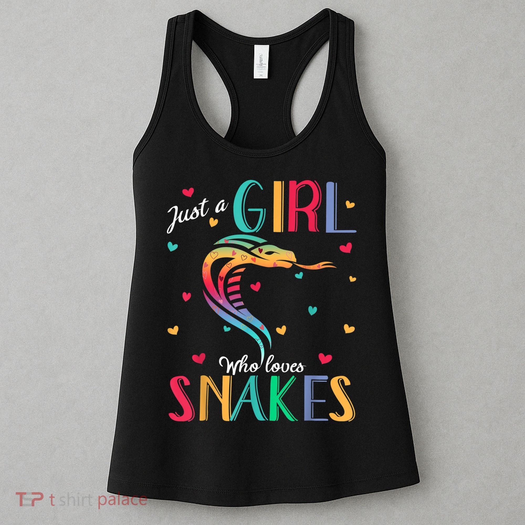 Just A Girl Who Loves Snakes Snake Gift Women's Tank Top