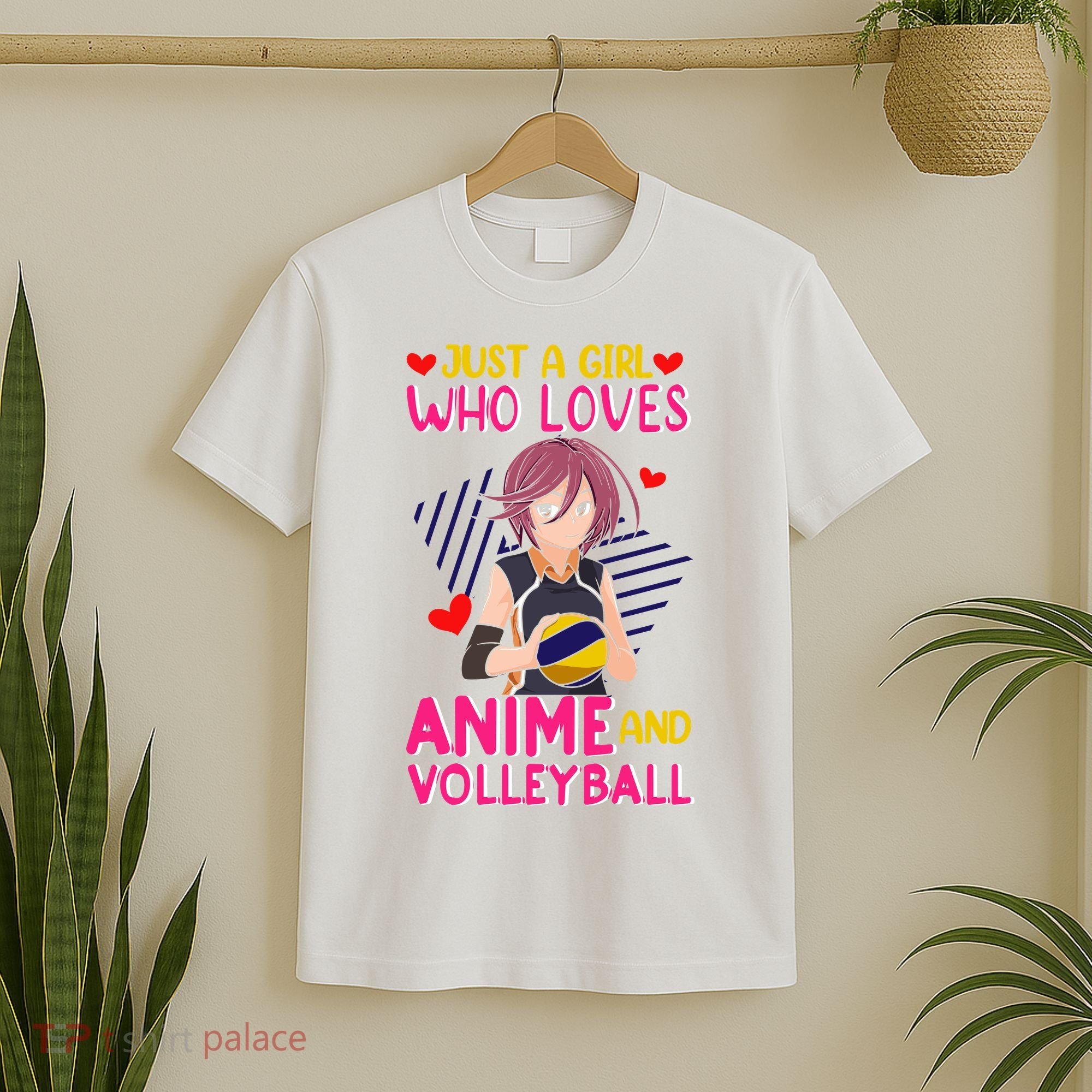 Just A Girl Who Loves Anime And Volleyball Kawaii T-Shirt