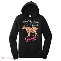 Just A Girl Who Loves Goats Gift Women's Hoodie thumb 0