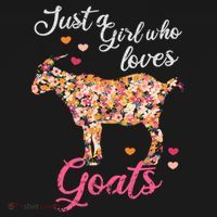 Just A Girl Who Loves Goats Gift Women's Hoodie thumb 2