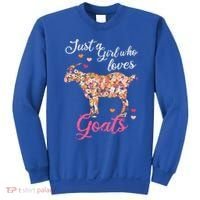 Just A Girl Who Loves Goats Gift Sweatshirt thumb 0