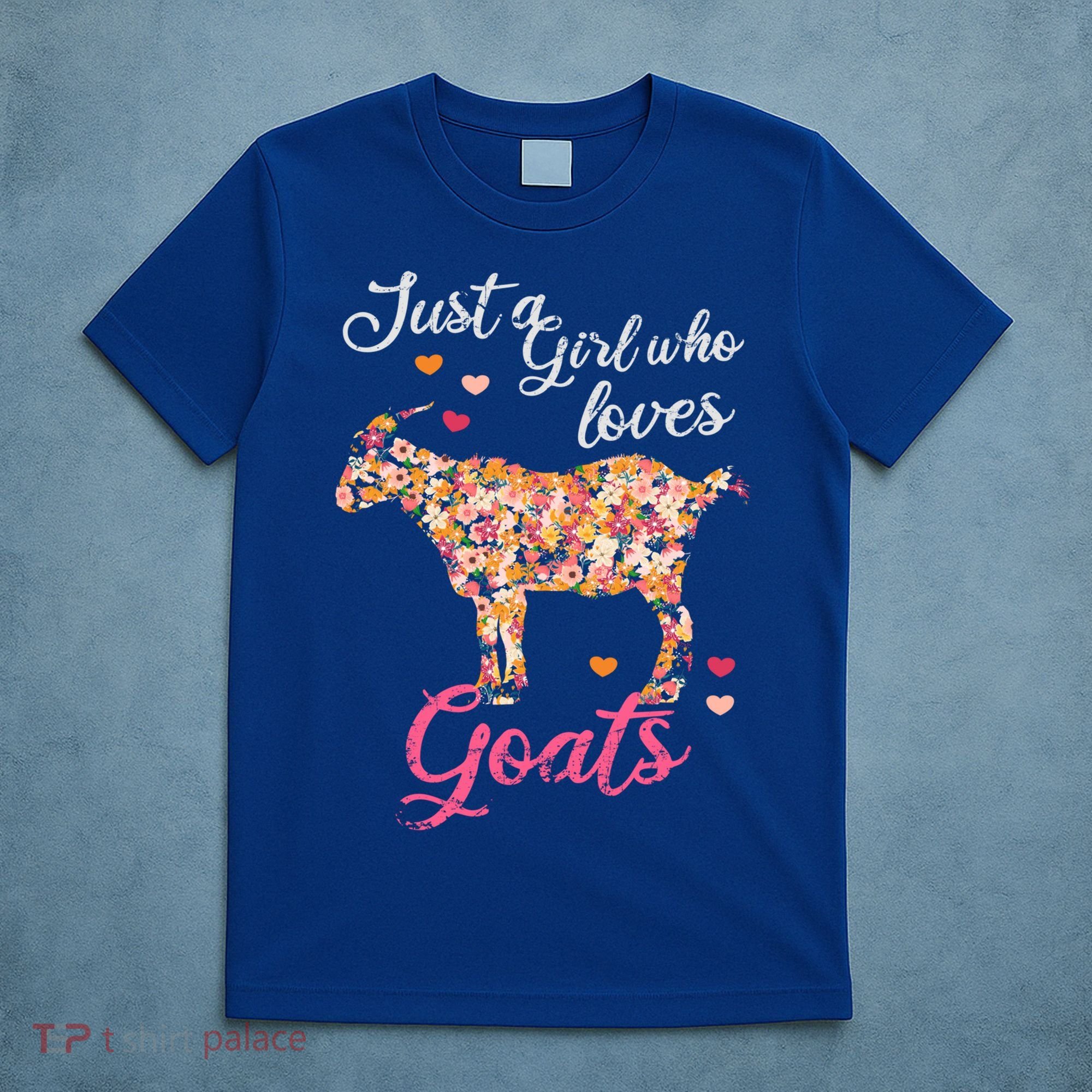 Just A Girl Who Loves Goats Gift T-Shirt