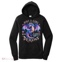 Just A Girl Who Loves Dragons Cute Dragon Women's Hoodie thumb 0