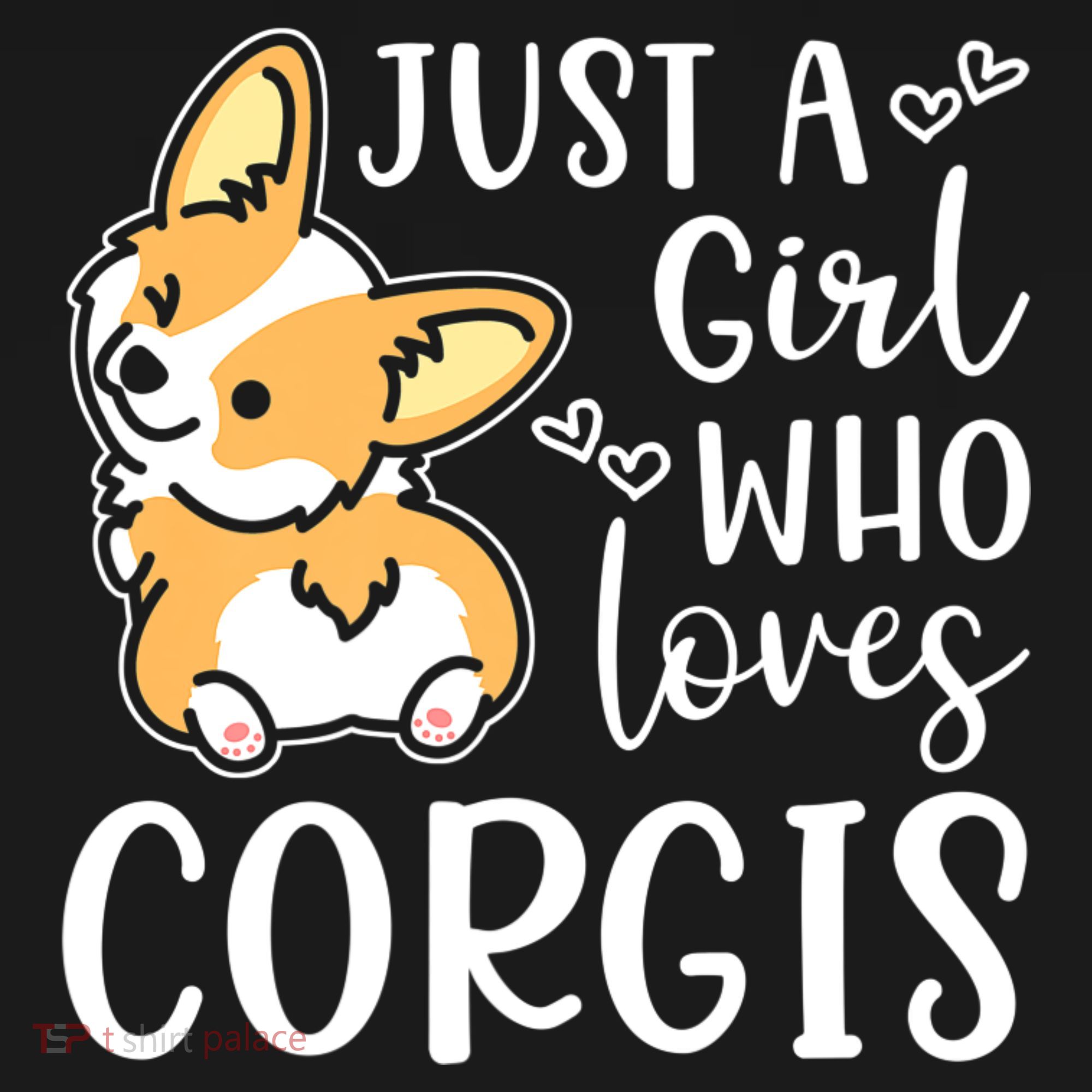 Just A Girl Who Loves Corgis Cute Corgi Women's Tank Top