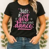 Just A Girl Who Loves Dance Gift For Dancer Women's T-Shirt thumb 2
