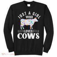Just A Girl Who Loves Cows Sweatshirt thumb 0