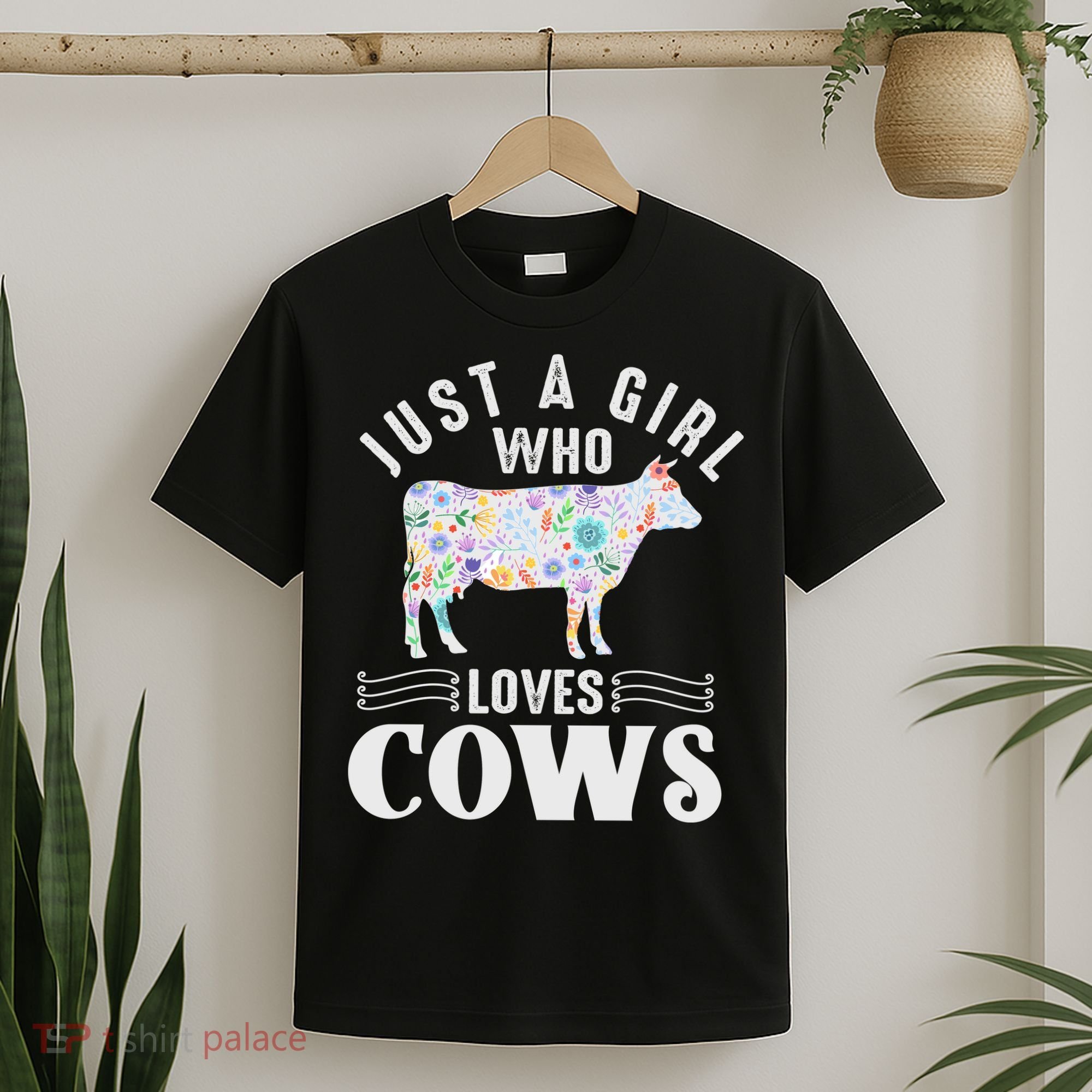 Just A Girl Who Loves Cows T-Shirt