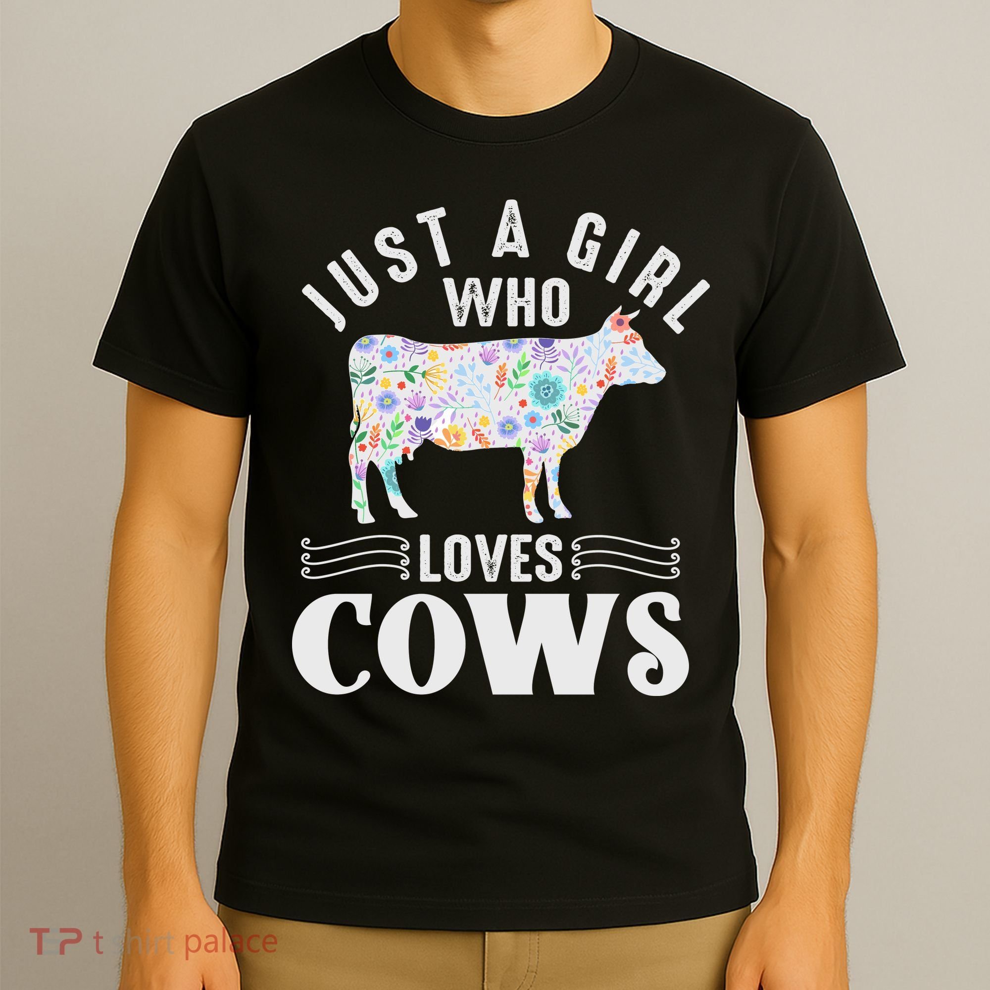Just A Girl Who Loves Cows T-Shirt