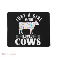 Just A Girl Who Loves Cows Mousepad thumb 0