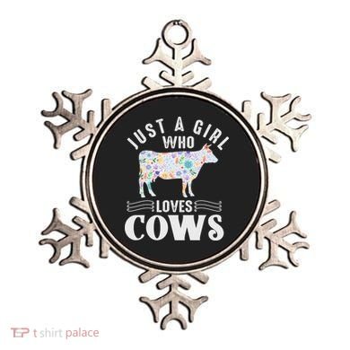 Just A Girl Who Loves Cows Ornament