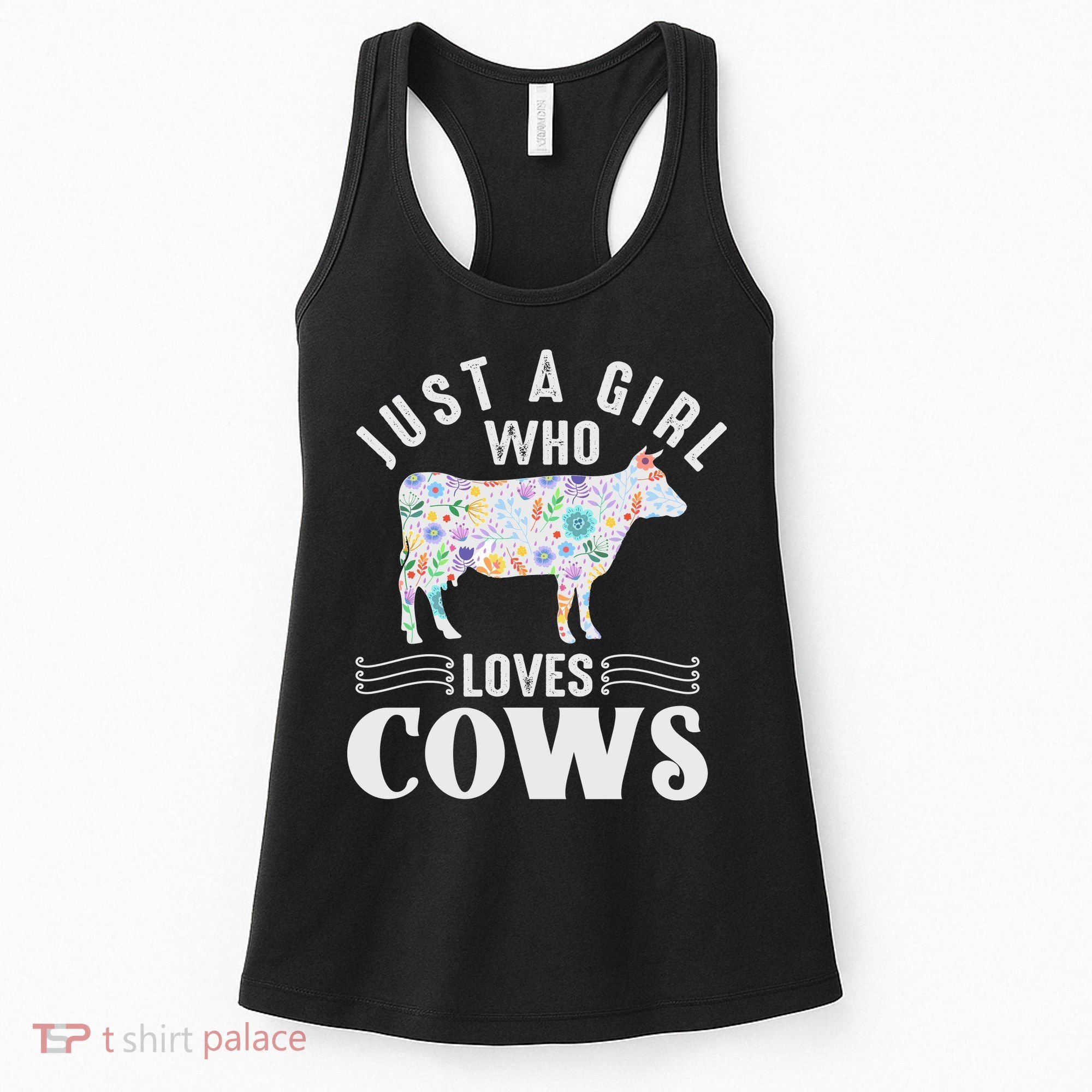 Just A Girl Who Loves Cows Women's Tank Top