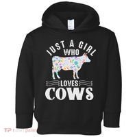 Just A Girl Who Loves Cows Toddler Hoodie thumb 0