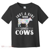 Just A Girl Who Loves Cows Toddler T-Shirt thumb 0