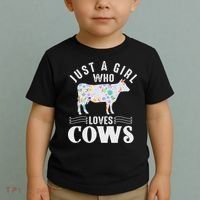 Just A Girl Who Loves Cows Toddler T-Shirt thumb 2