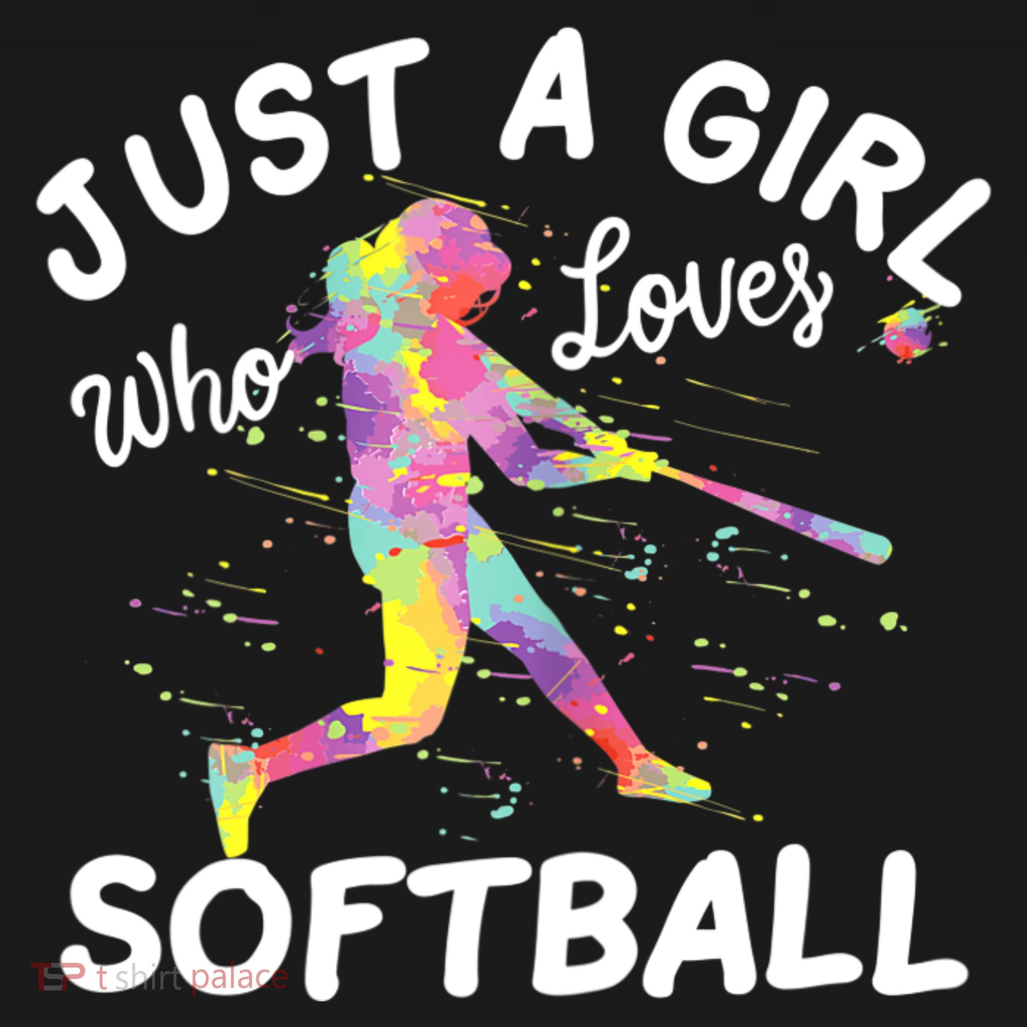 Just A Girl Who Loves Softball Ornament