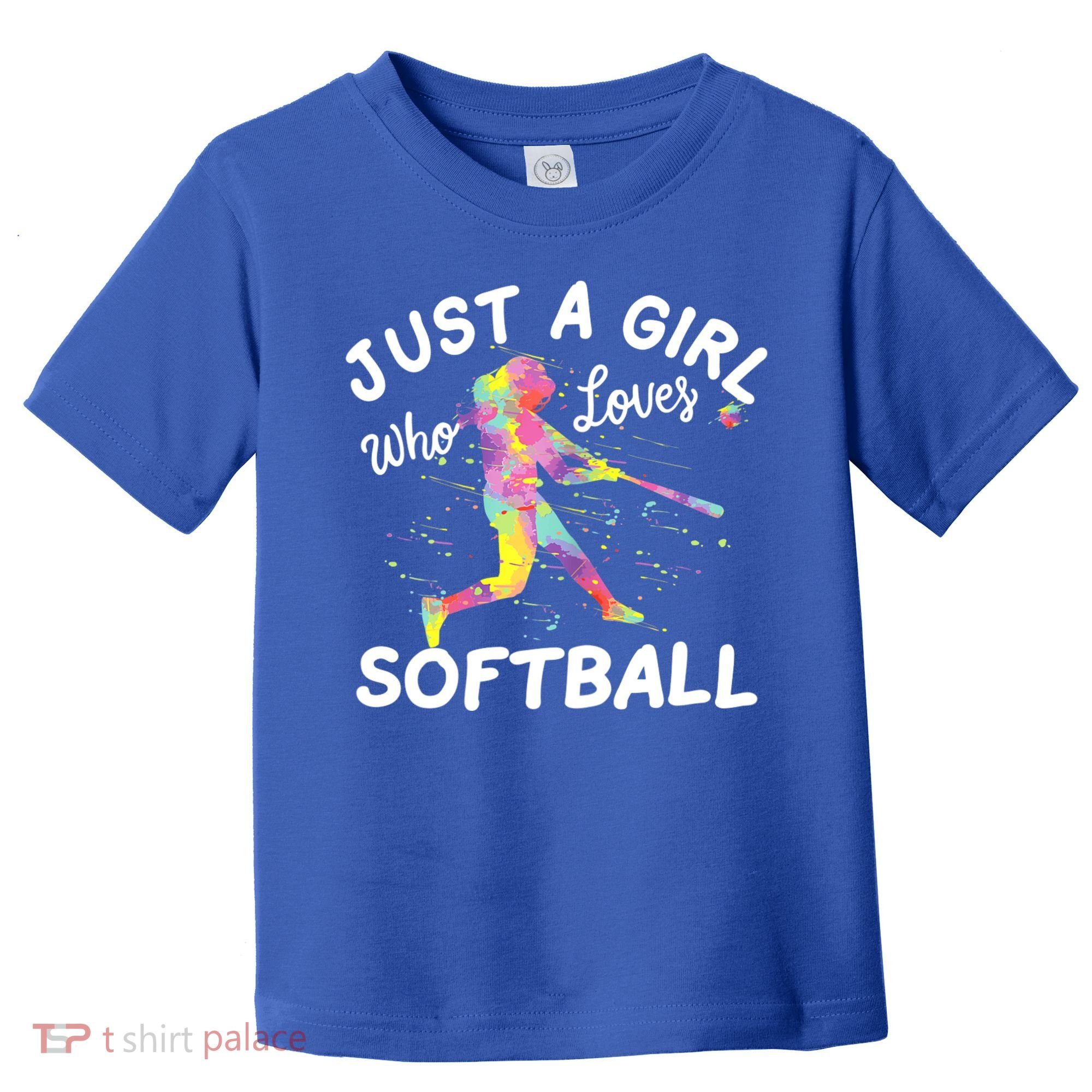 Just A Girl Who Loves Softball Toddler T-Shirt