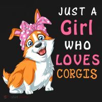 Just A Girl Who Loves Corgis Apron thumb 3