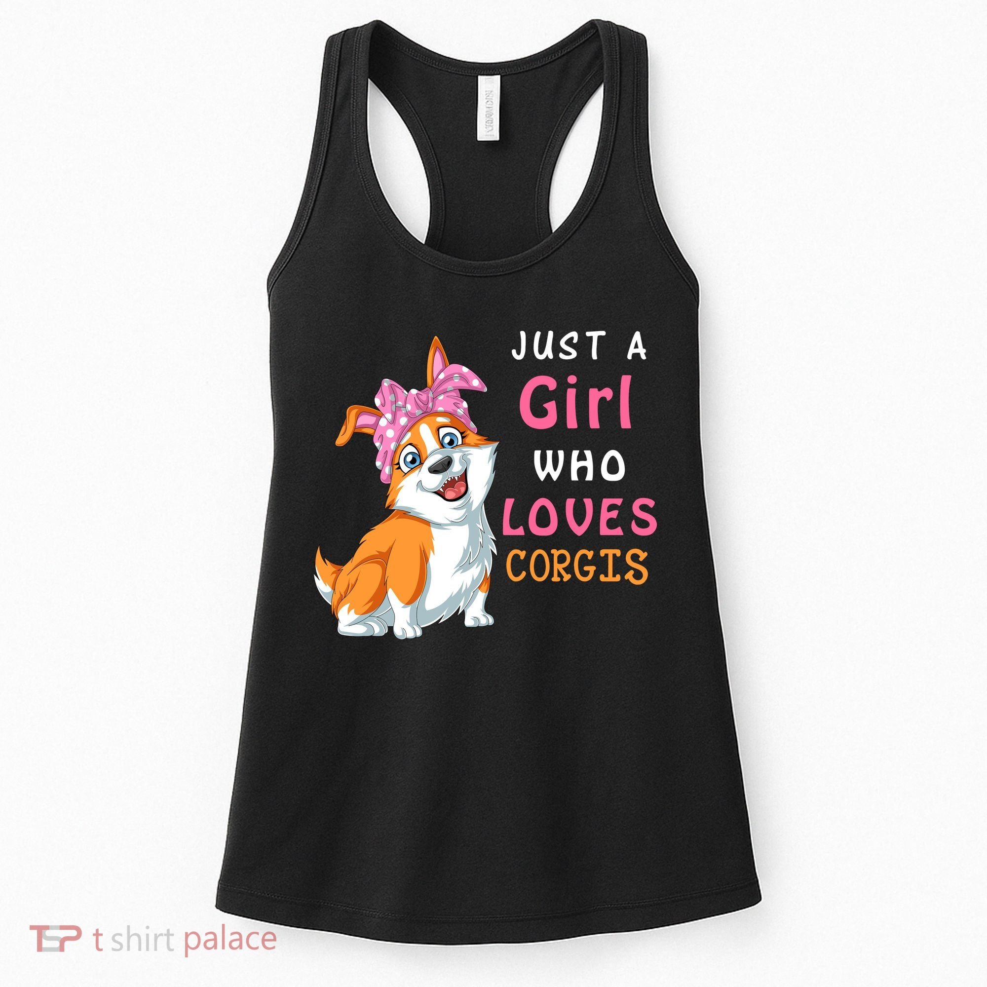 Just A Girl Who Loves Corgis Women's Tank Top