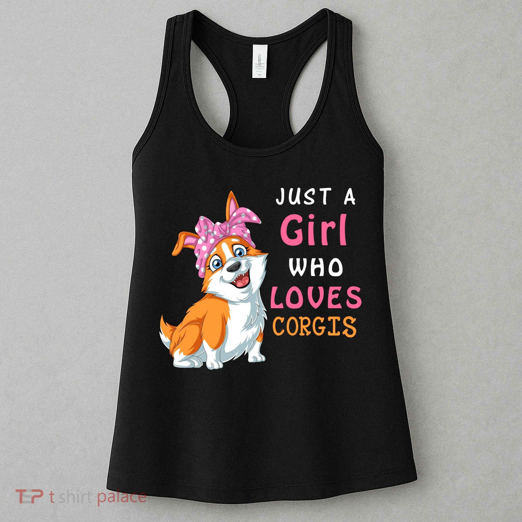 Just A Girl Who Loves Corgis Women's Tank Top