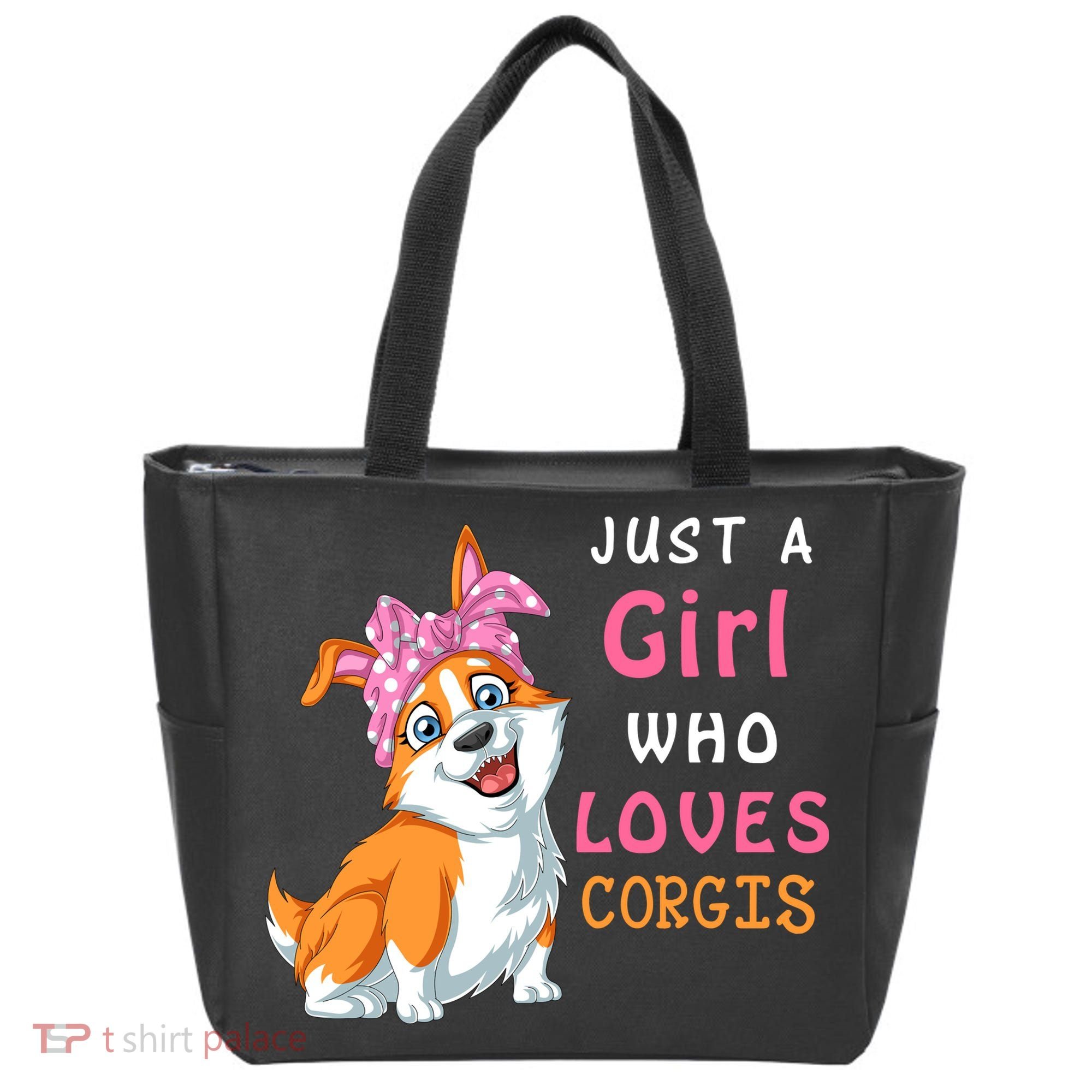 Just A Girl Who Loves Corgis Tote Bag